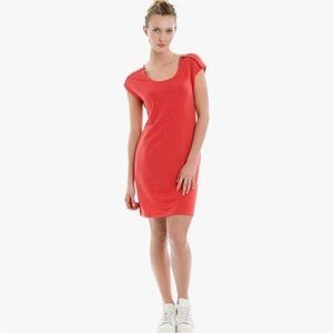 Lole Una Shift Dress Sleeveless Decorative Shoulder Zippers‎ Moisture Wicking